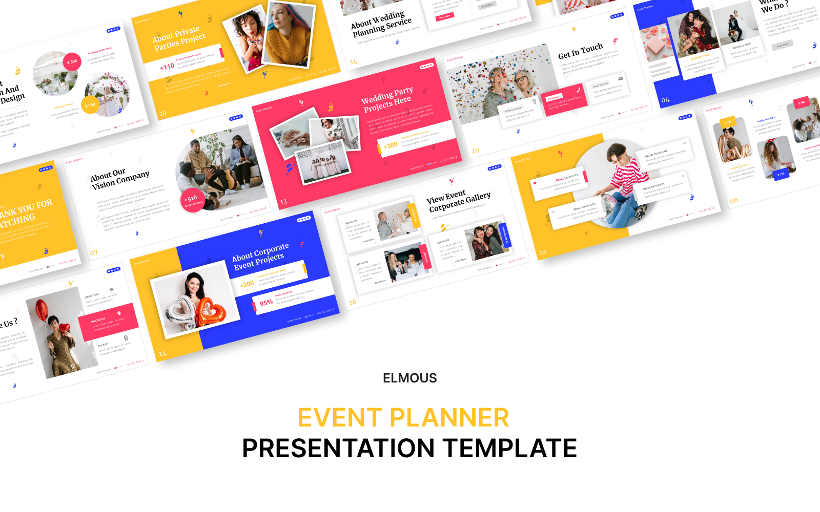 Event Planner Keynote Templates Presentation