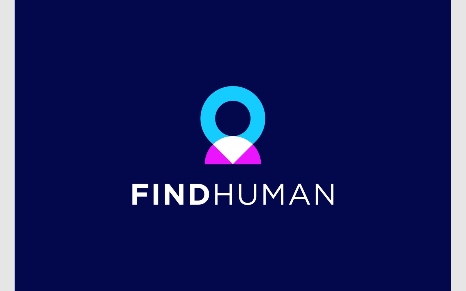 People Location Find Human Logo
