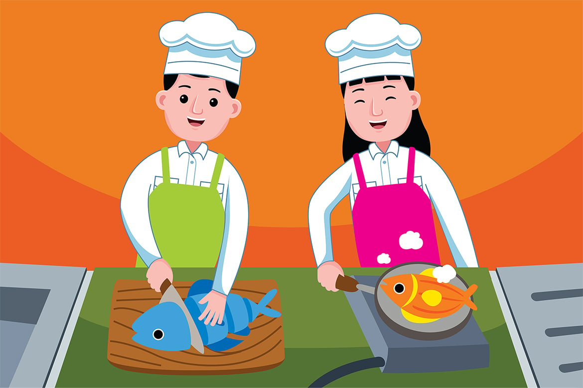 Chef Profession Vector Illustration