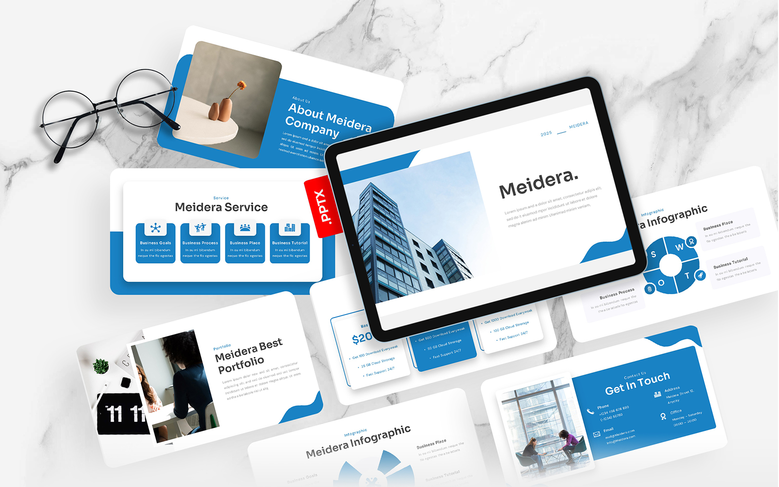 Meidera - Business PowerPoint Template