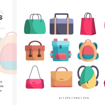 Bags Fashion Illustrations Templates 378459
