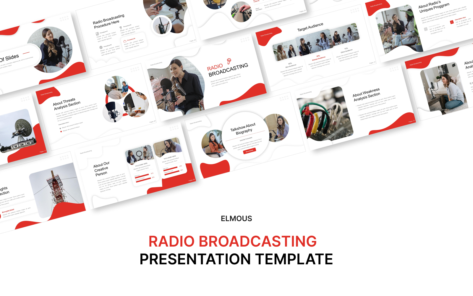 Radio Broadcasting Keynote Template Presentation
