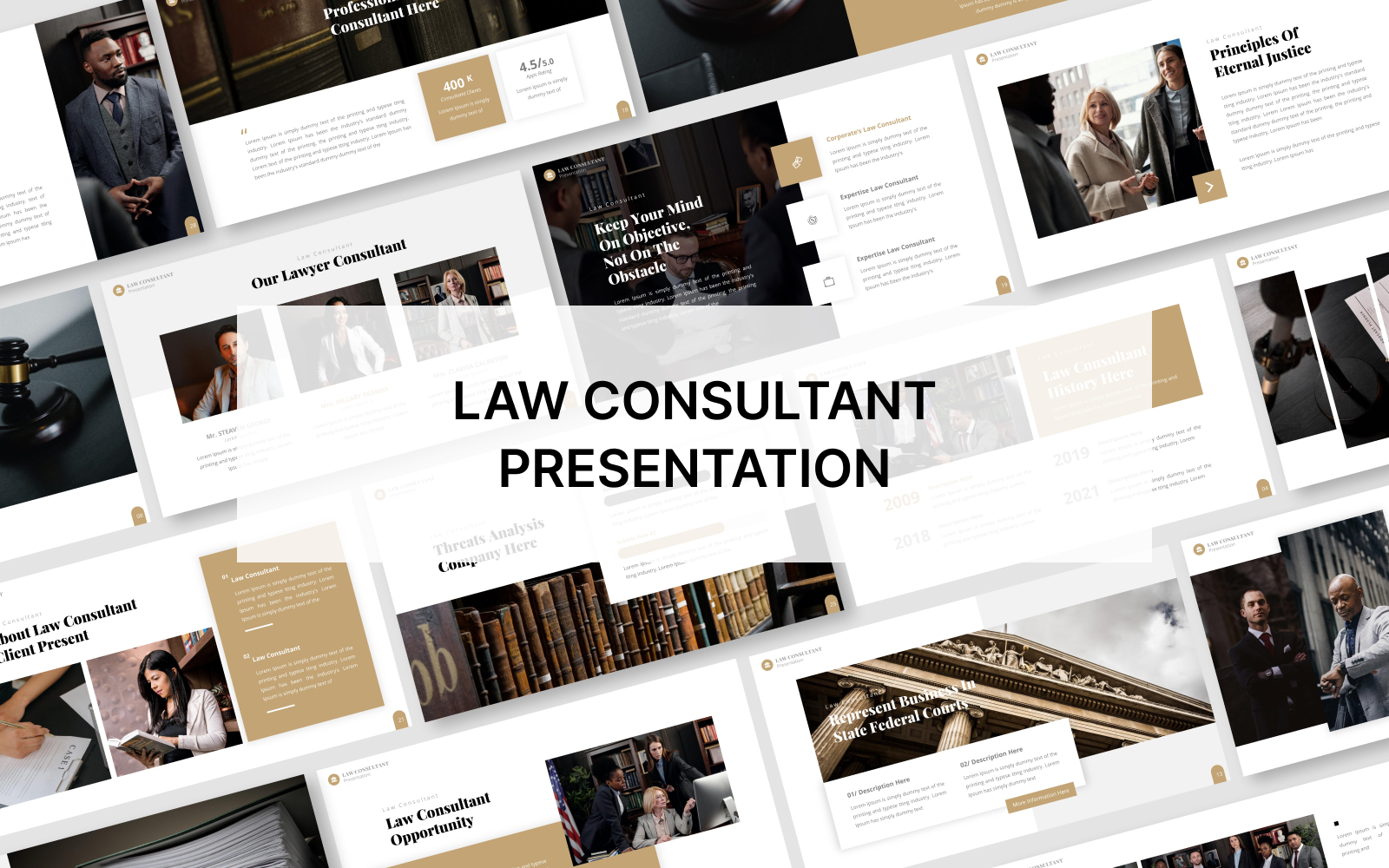 Law Consultant Keynote Template Presentation
