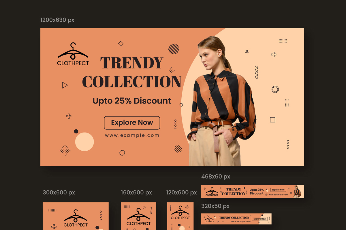 Fashions Social Media Posts Layout Template