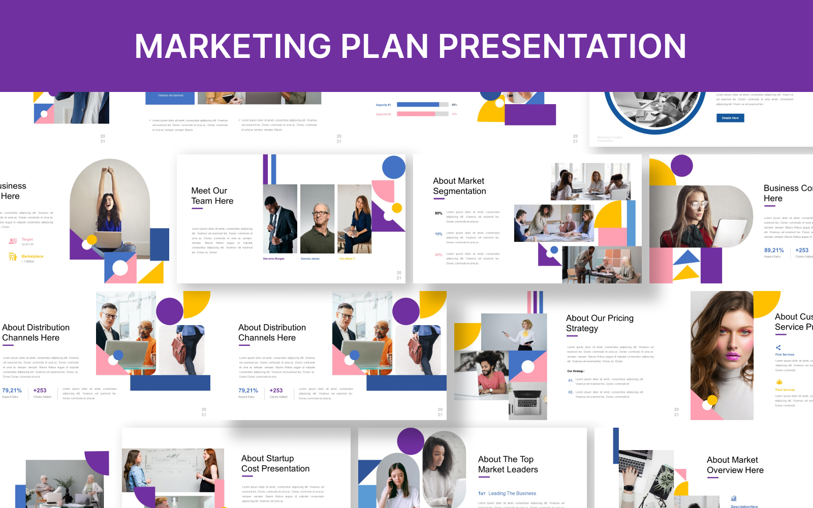 Marketing Plan Google Slide Template Presentation