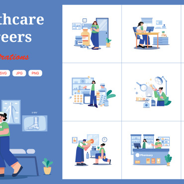 Doctor Patient Illustrations Templates 378743
