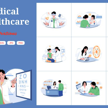 Chemistry Clinic Illustrations Templates 378757