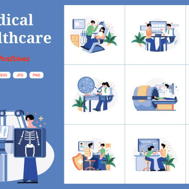 Chemistry Clinic Illustrations Templates 378760