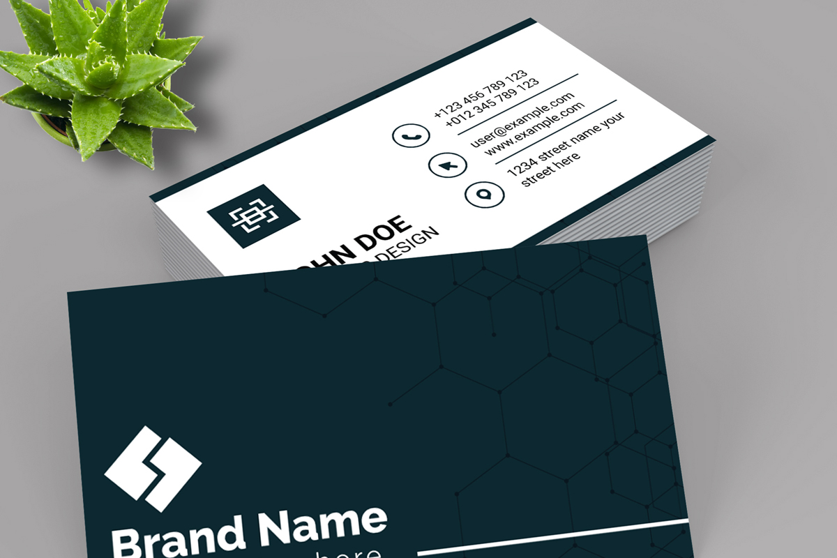 Simple Business Cards Template layout