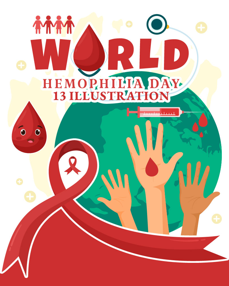 13 World Hemophilia Day Illustration