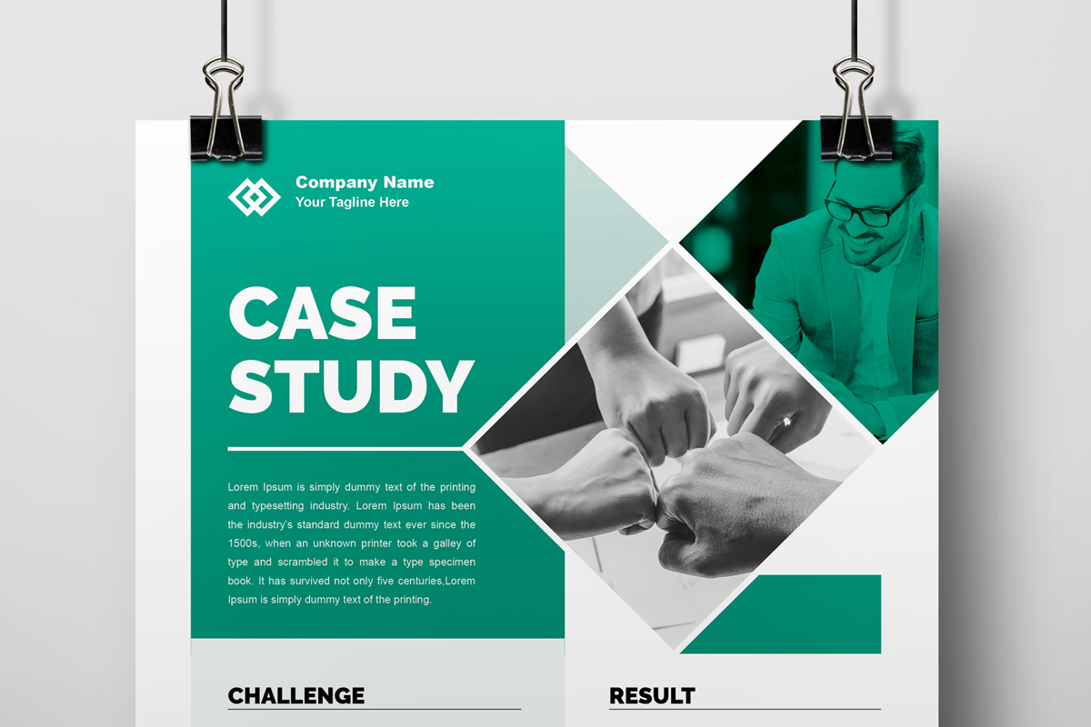 Business Case Study Template Design
