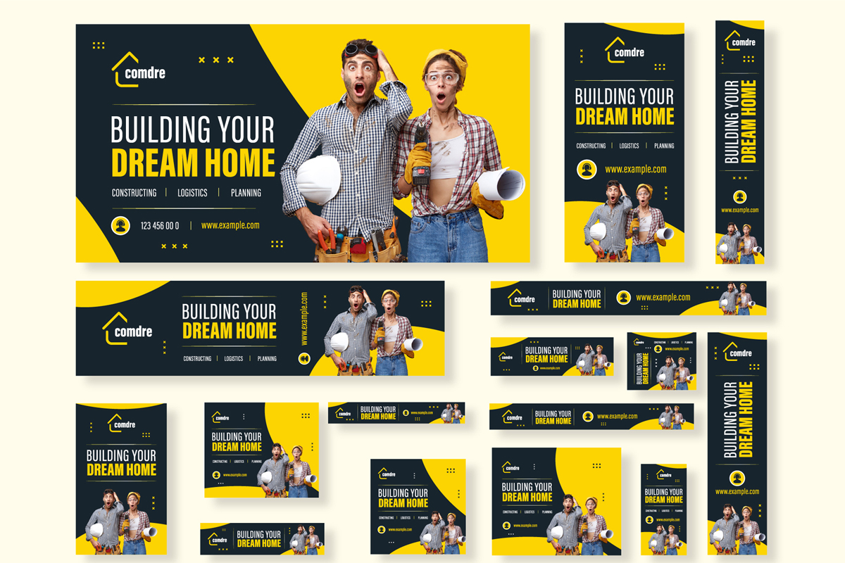 Building Your Home Web Banner Set