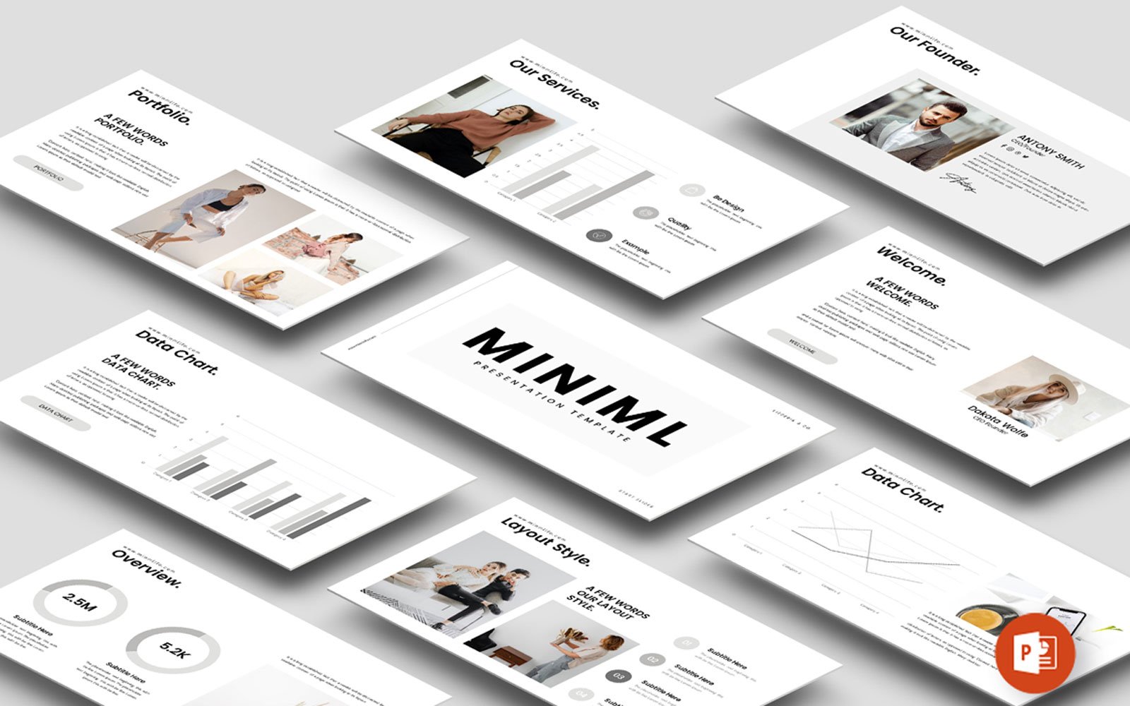 Minimal Presentation Layout Template