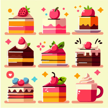 Cake Chocolate Illustrations Templates 378895
