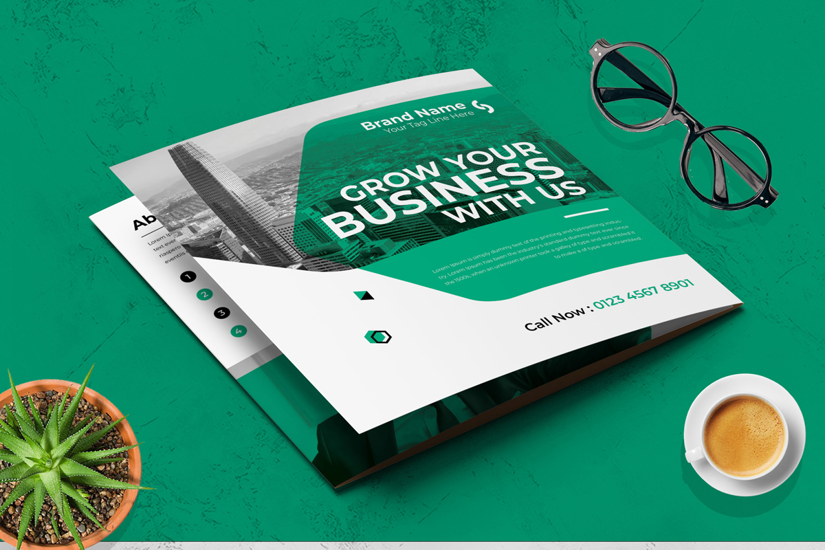 Corporate Squire Trifold Brochure Template