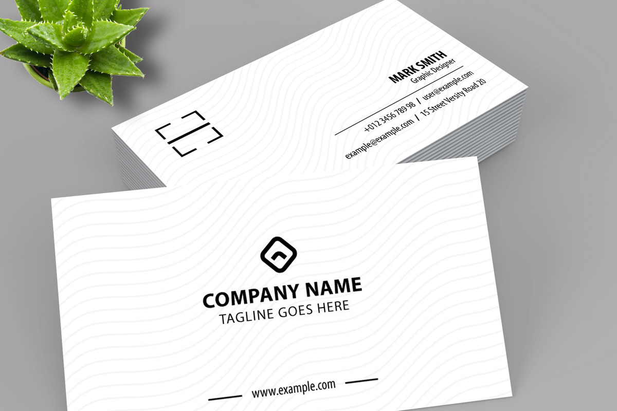White Minimal Business Cards