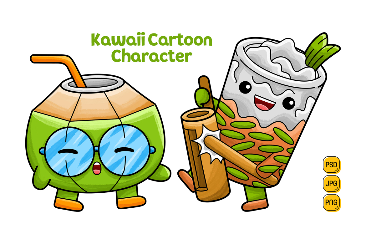 Kawaii Cartoon Character Pack #01