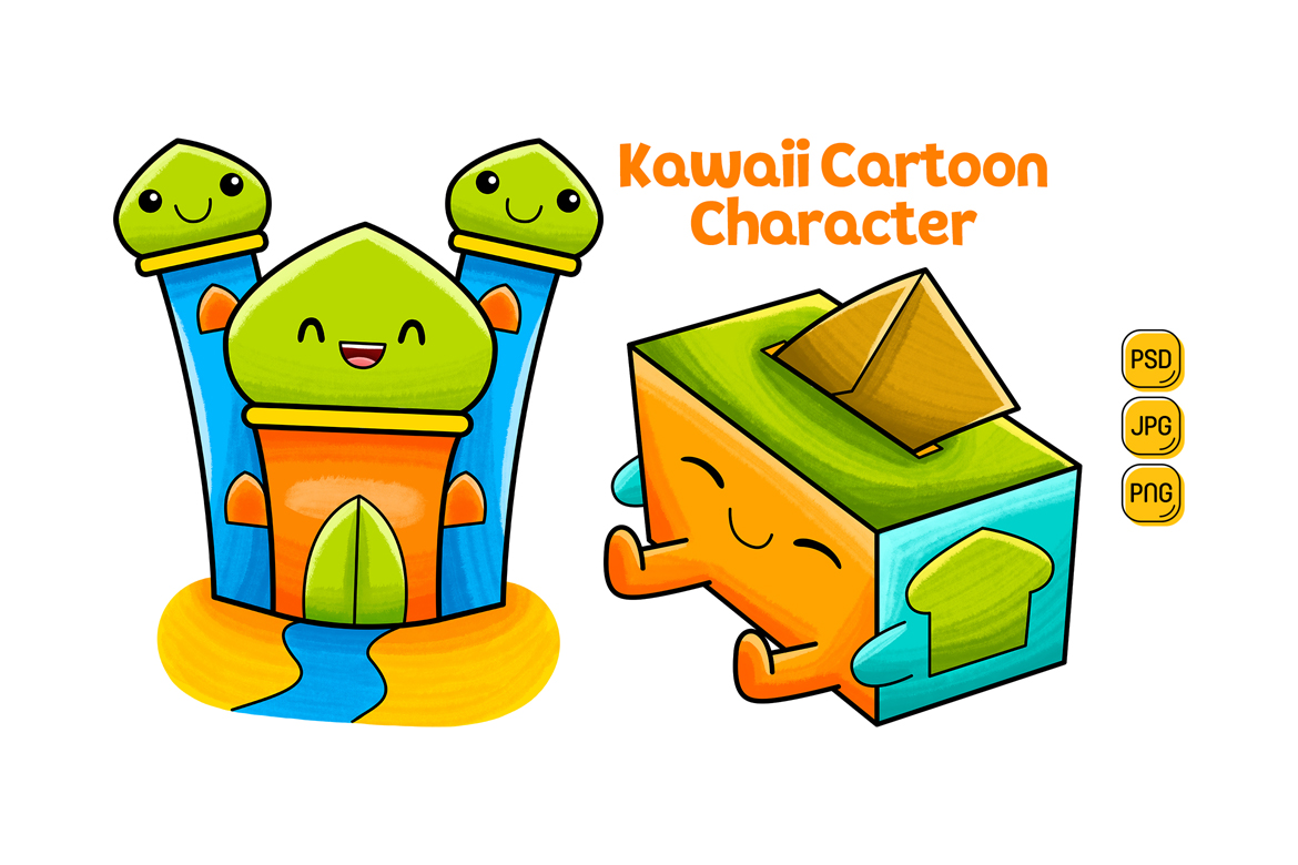 Kawaii Cartoon Character Pack #05