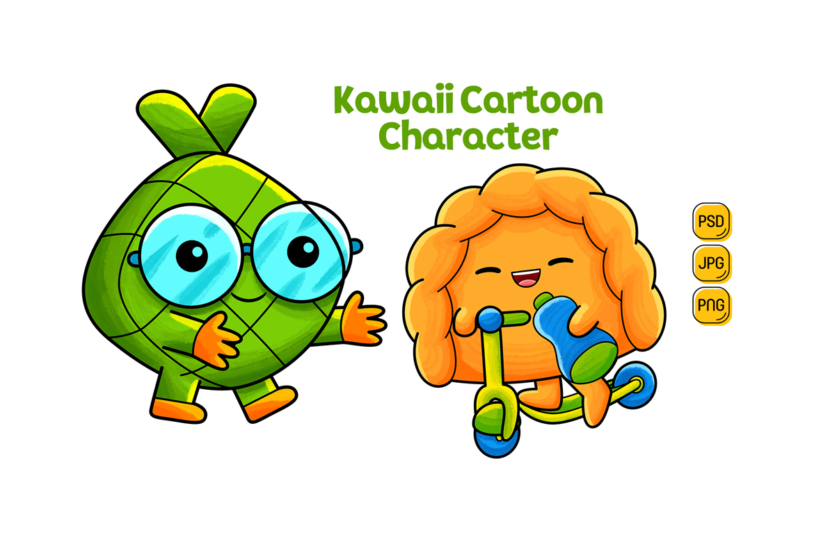 Kawaii Cartoon Character Pack #06