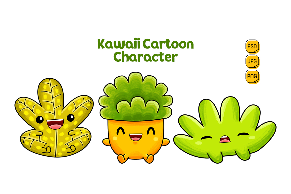 Kawaii Cartoon Character Pack #08