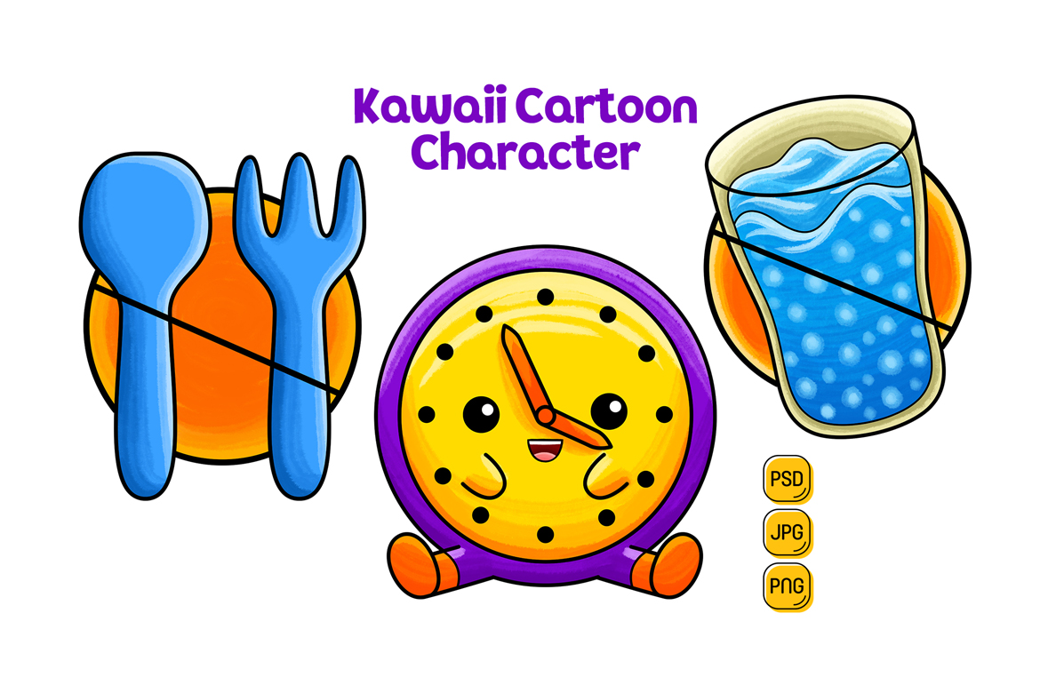 Kawaii Cartoon Character Pack #10