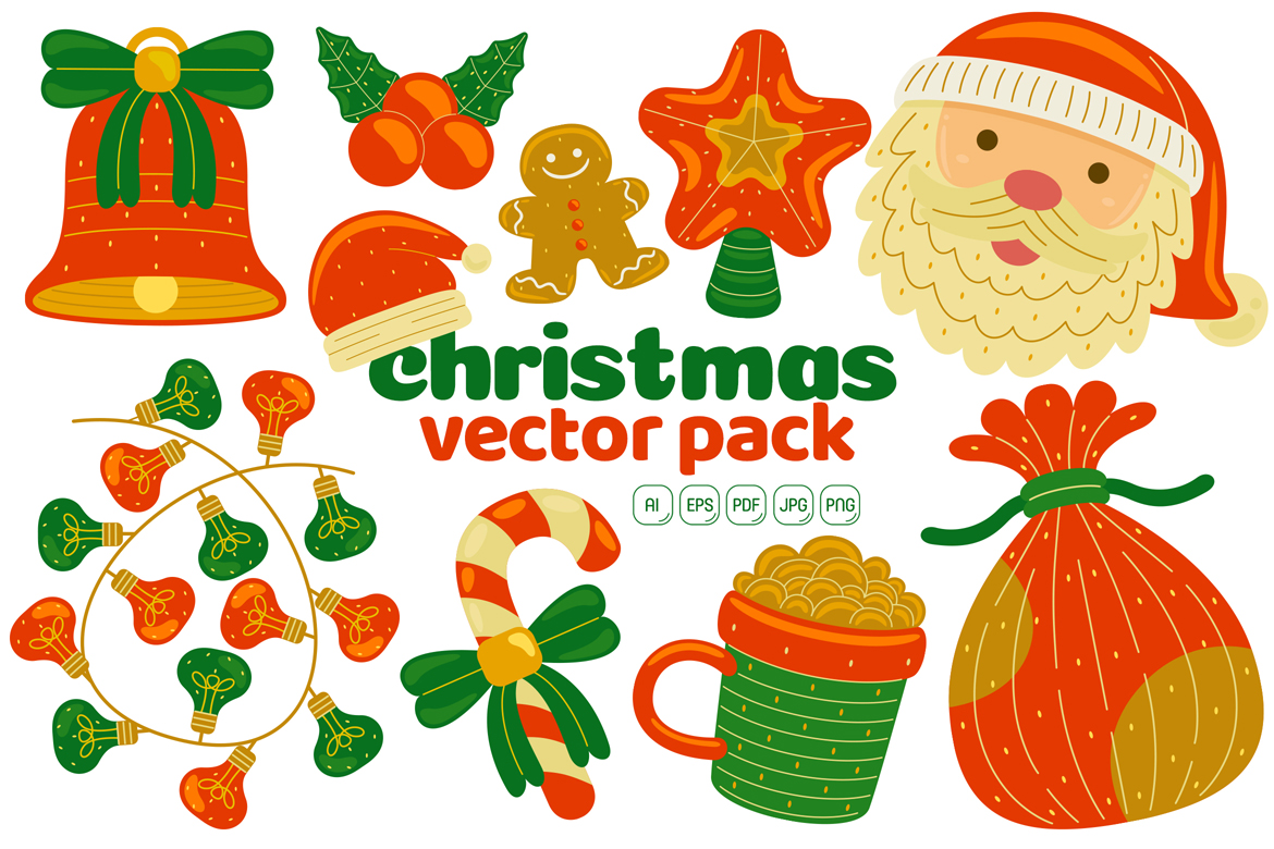 Christmas Vector Illustration Pack #02
