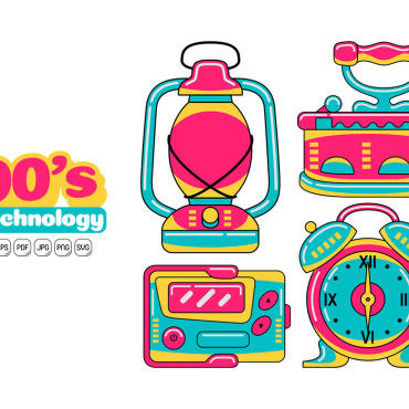 Retro 90s Vectors Templates 379025