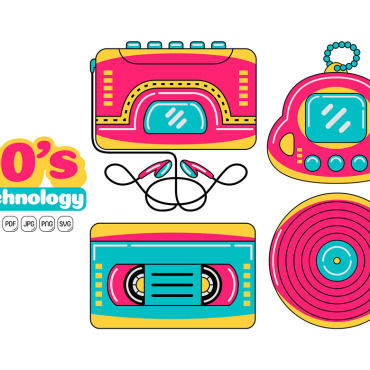 Retro 90s Vectors Templates 379027