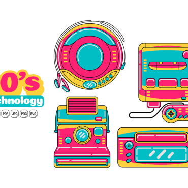 Retro 90s Vectors Templates 379028