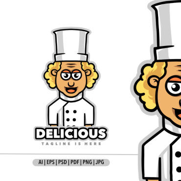 Illustration Chef Logo Templates 379032