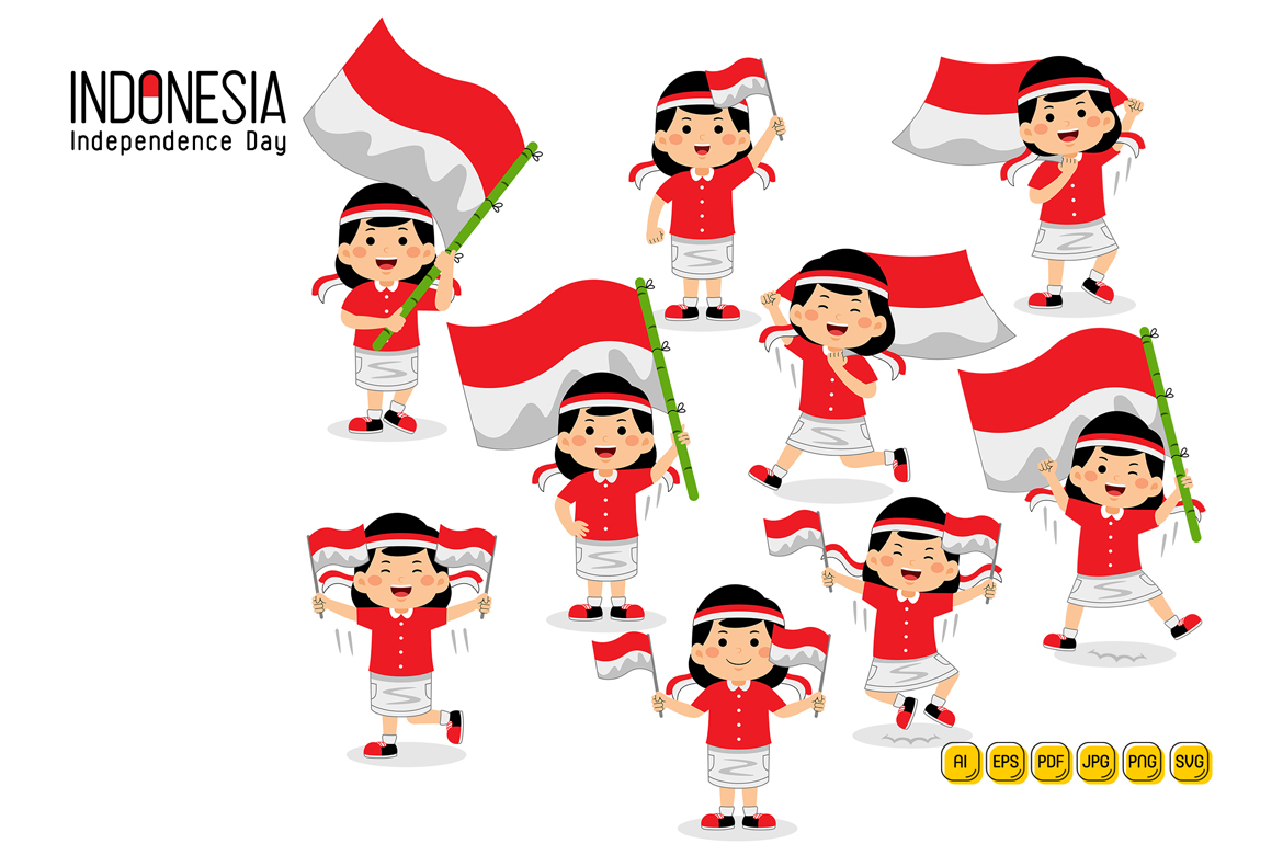 Kids Celebrate Indonesia Independence Day #02