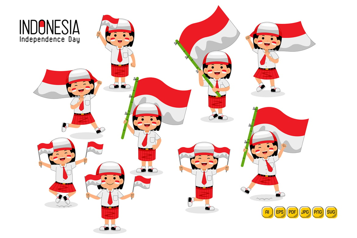 Kids Celebrate Indonesia Independence Day #04