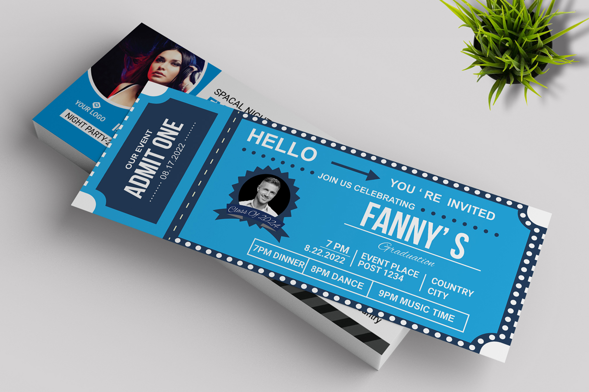 Event Tickets Layout Template