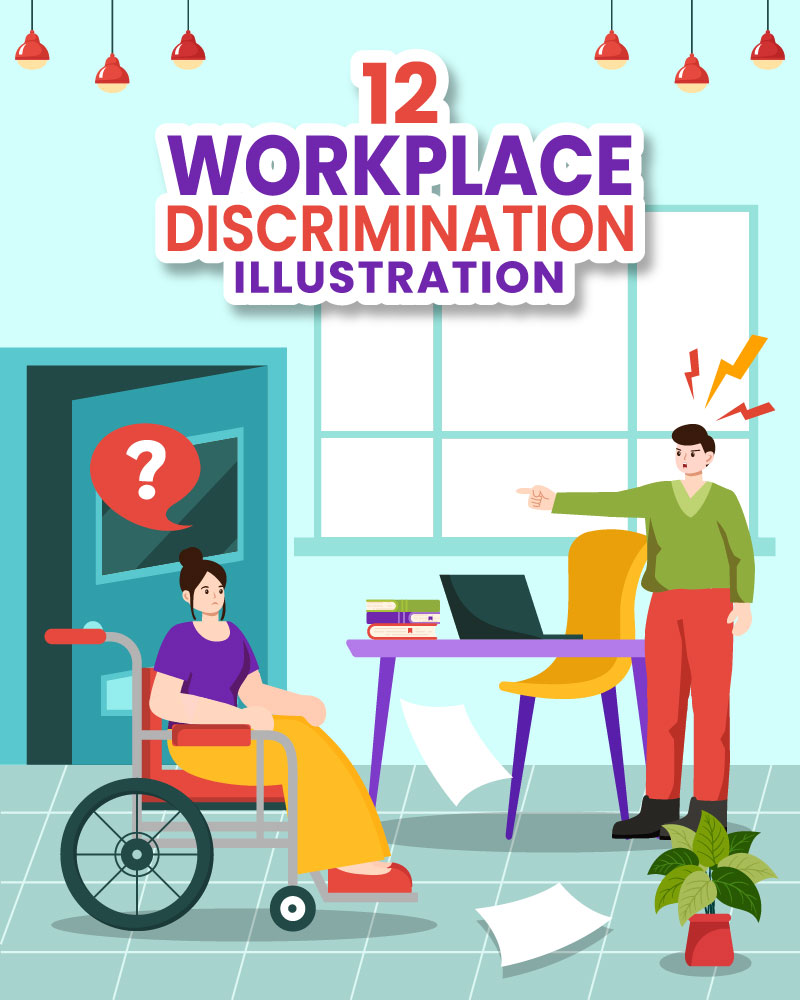 12 Workplace Discrimination Illustration