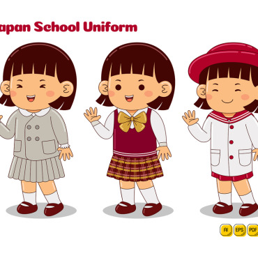 Uniform School Vectors Templates 379222