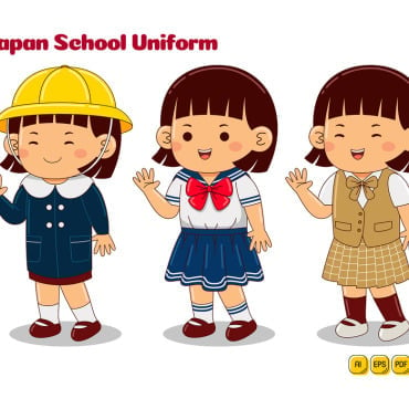 Uniform School Vectors Templates 379223