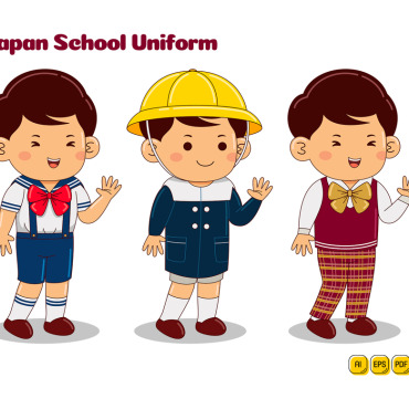 Uniform School Vectors Templates 379232