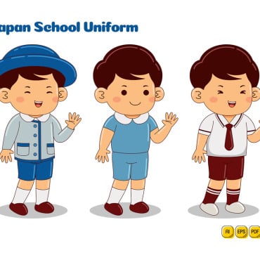 Uniform School Vectors Templates 379234