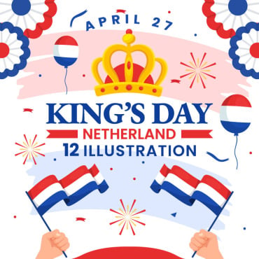 Netherlands Day Illustrations Templates 379244