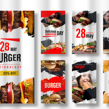 Ads Burger Social Media 379395