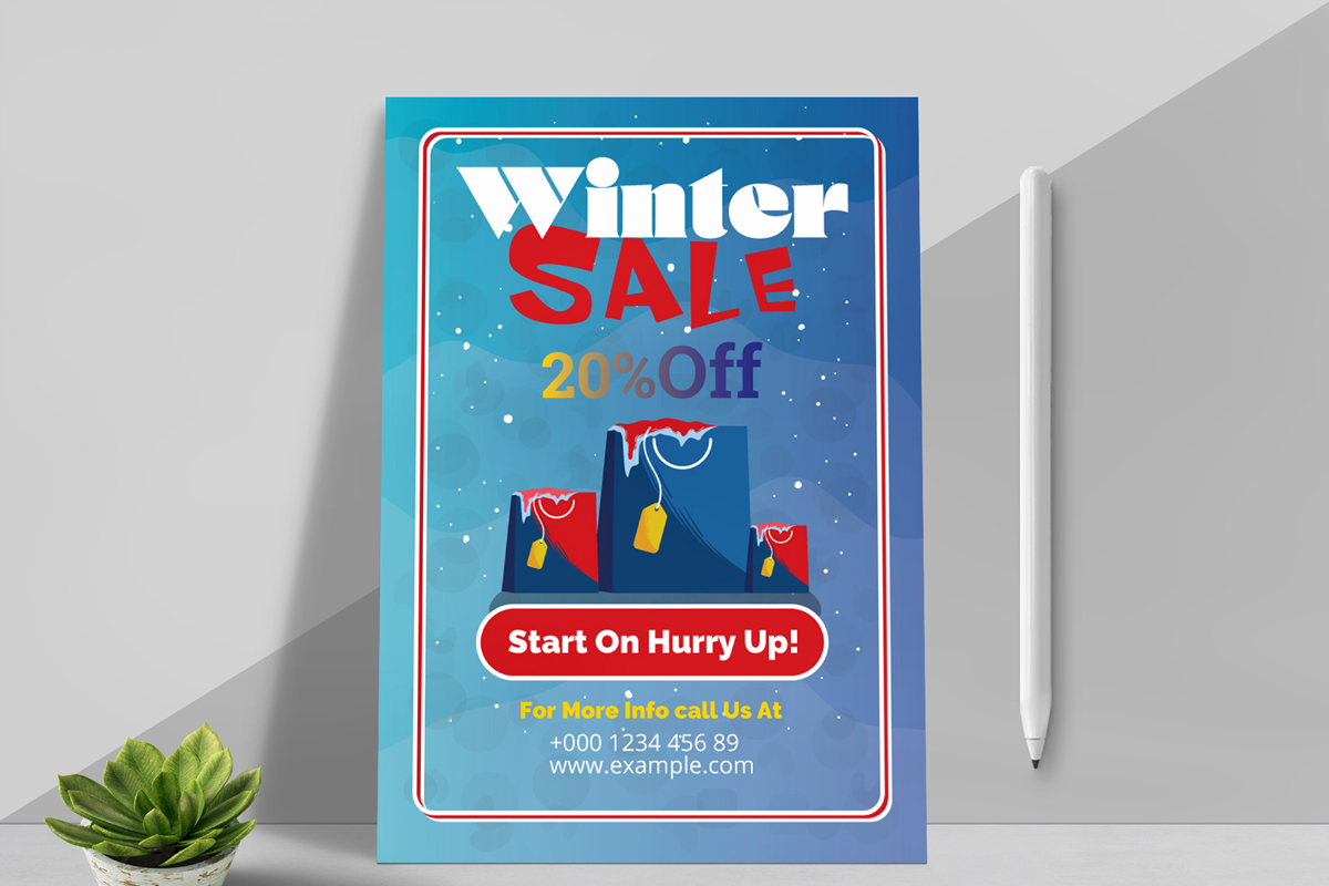 Winter Camp Flyer Templates