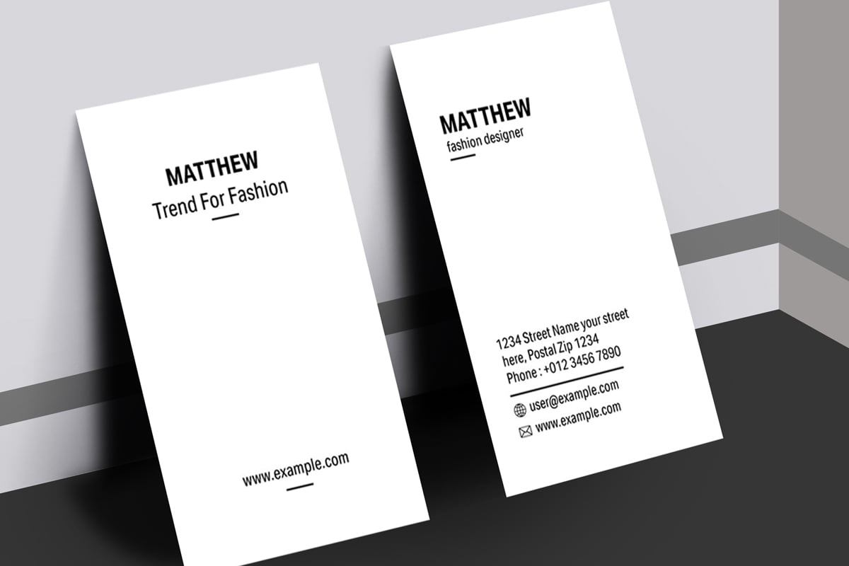 Creative- White Business Card Template