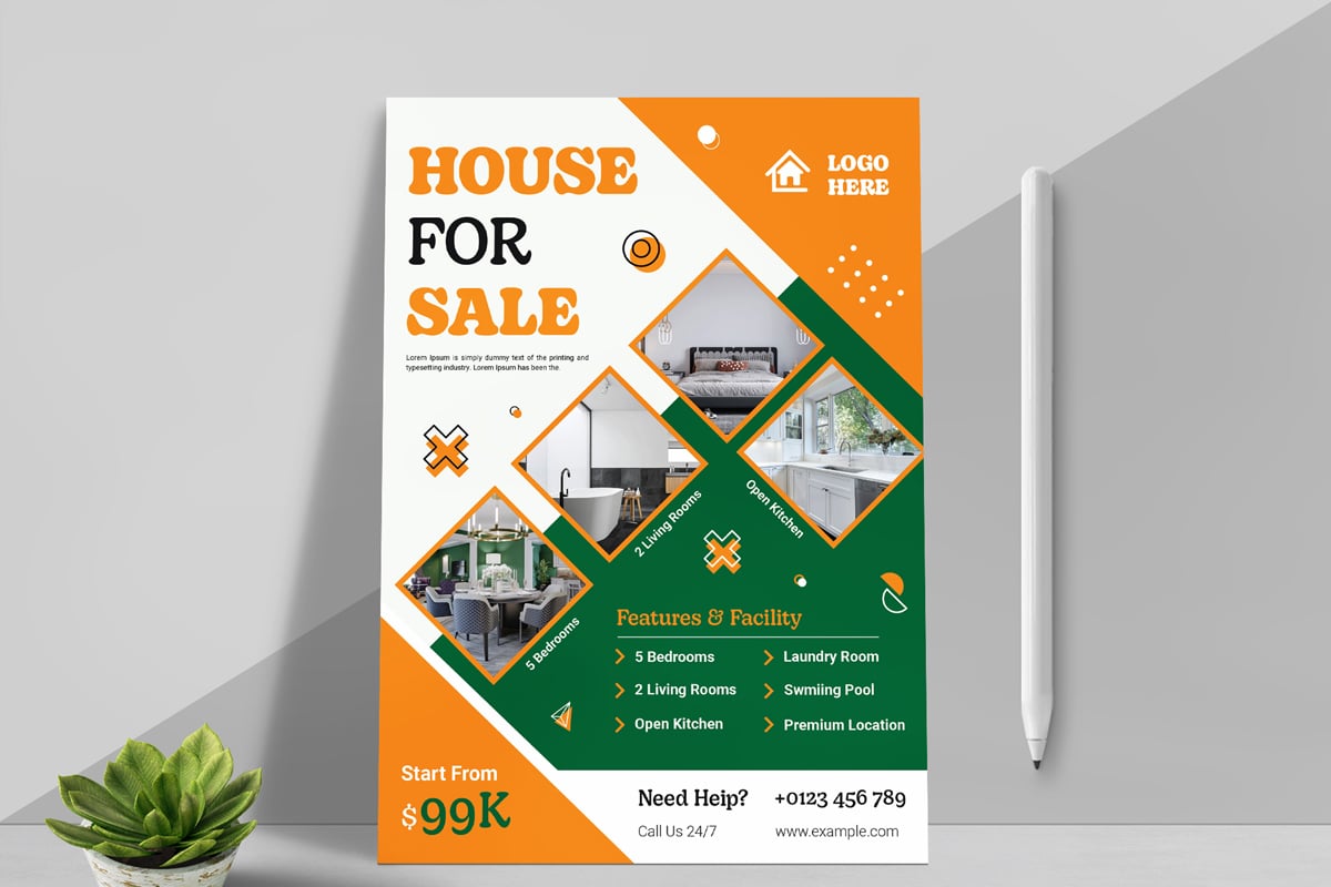 Simple Real Estate Flyer Templates