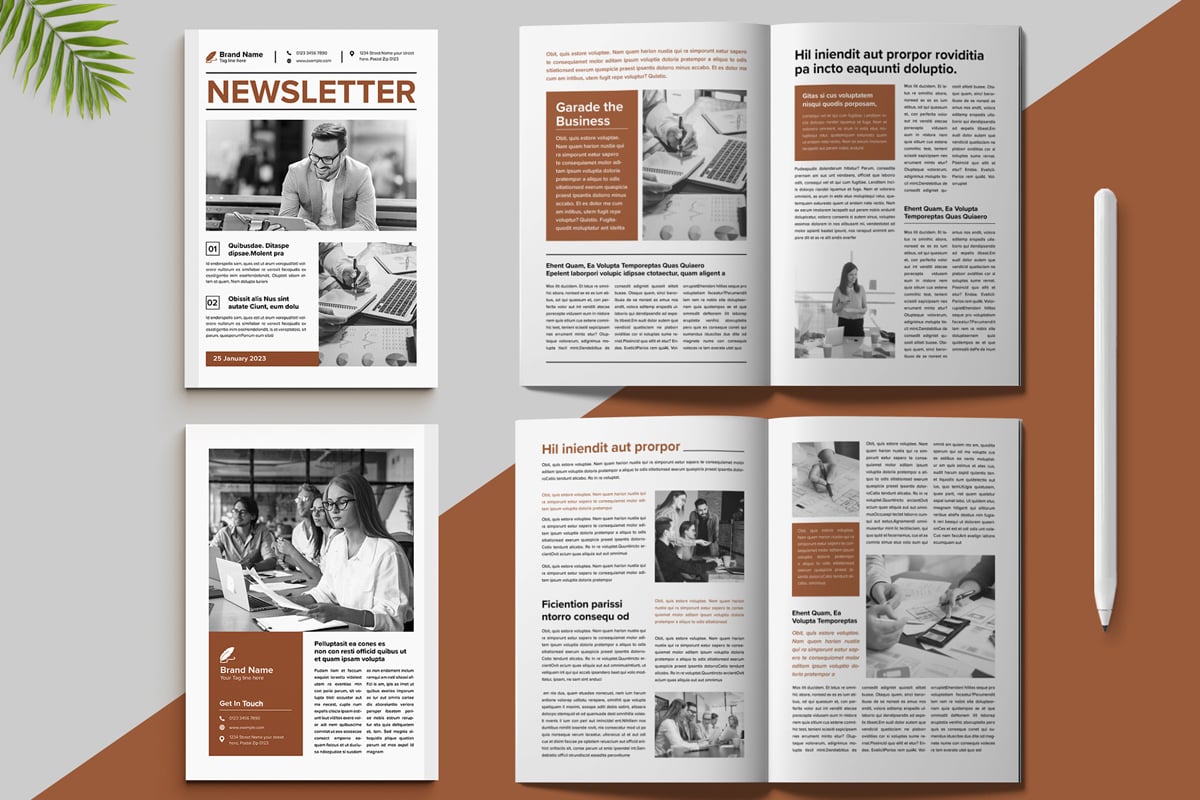 Corporate Newsletter Templates