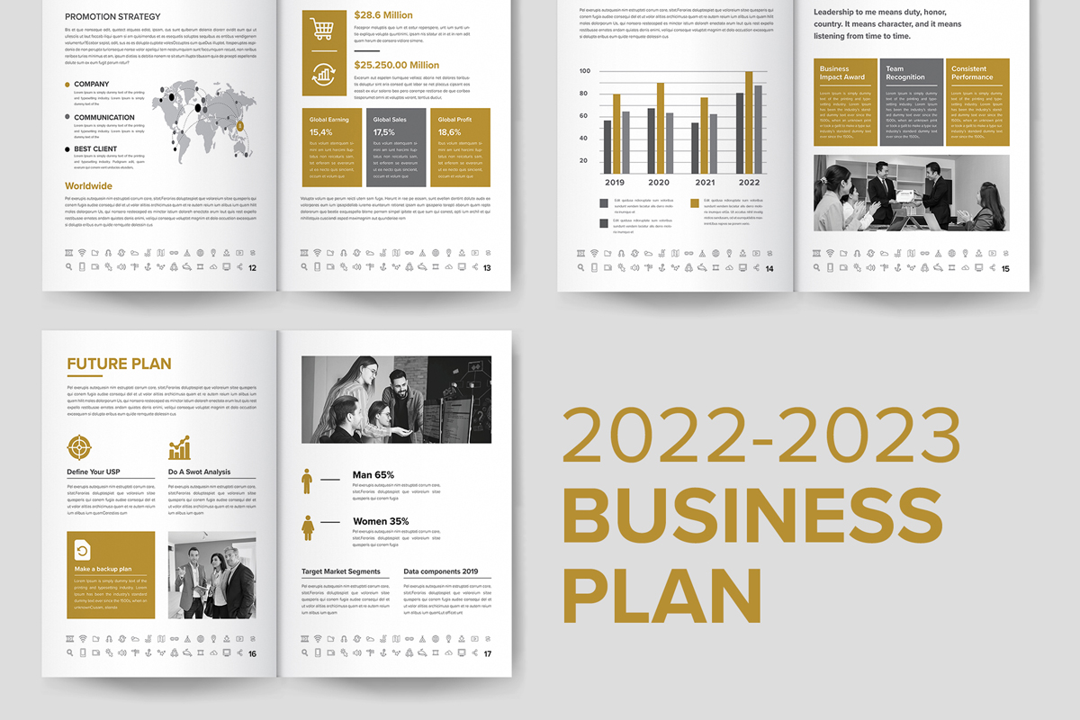 Business Plan Template Layout