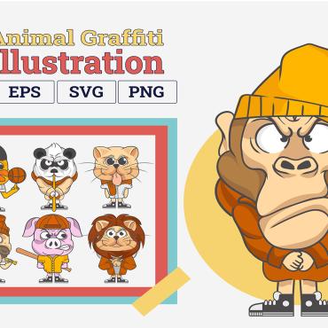 <a class=ContentLinkGreen href=/fr/kits_graphiques_templates_illustrations.html>Illustrations</a></font> animaux dessin-anim 379661