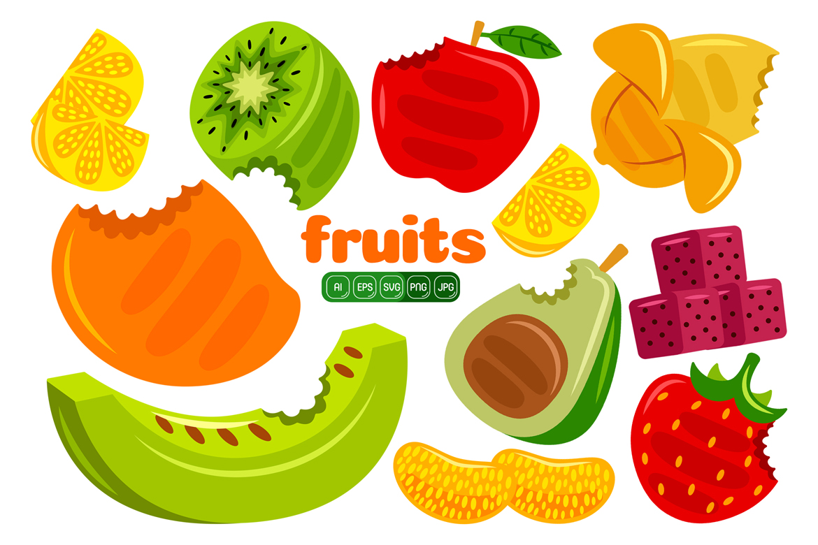Fruits Vector Pack Illustration #01
