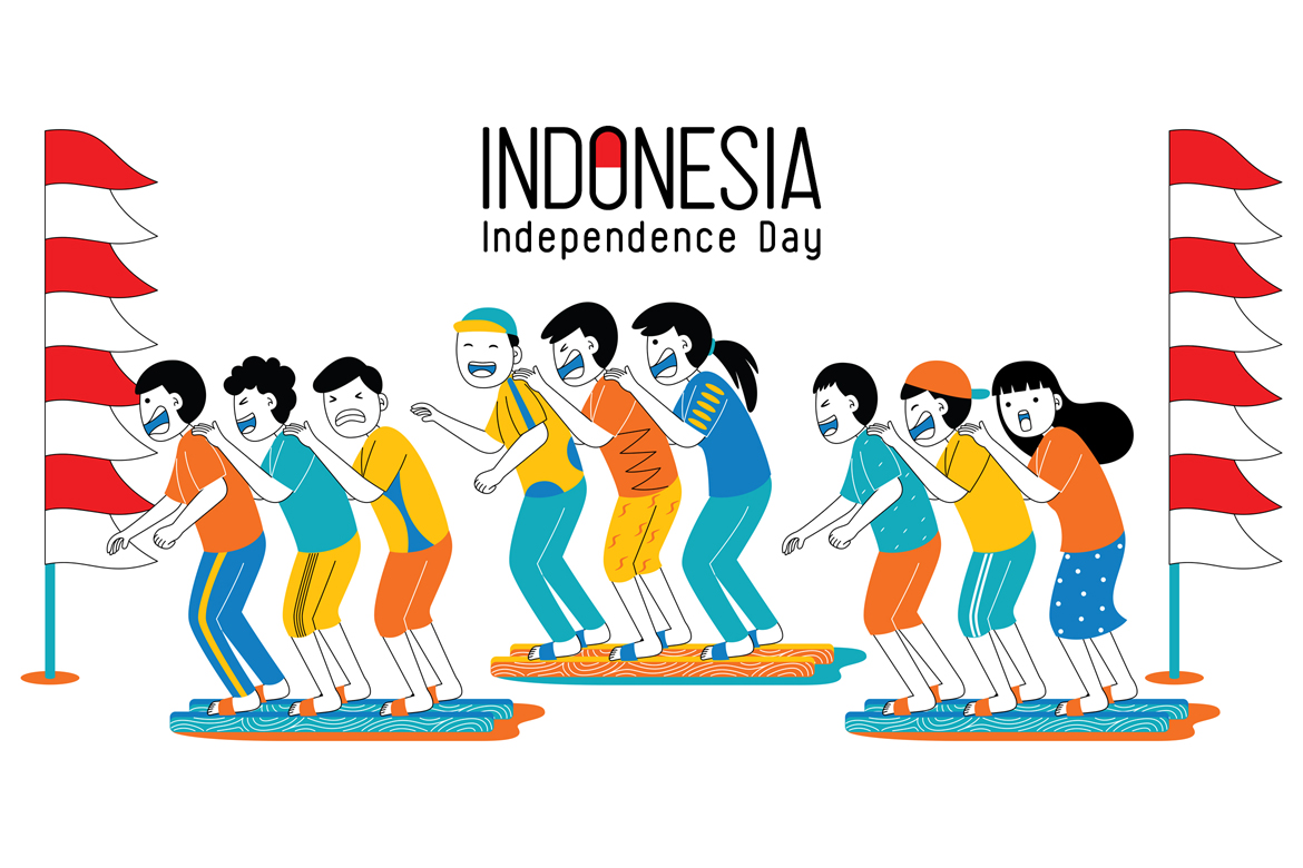 Indonesia Independence Day Vector Illustration #03