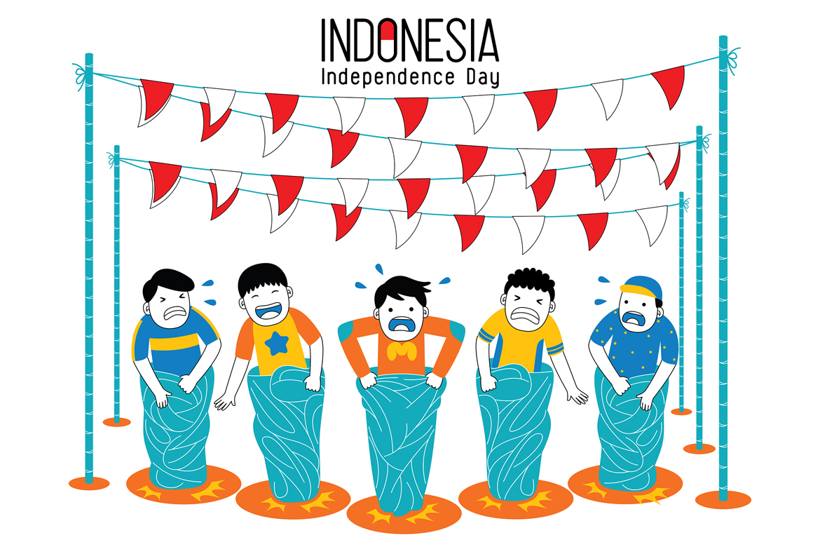Indonesia Independence Day Vector Illustration #04