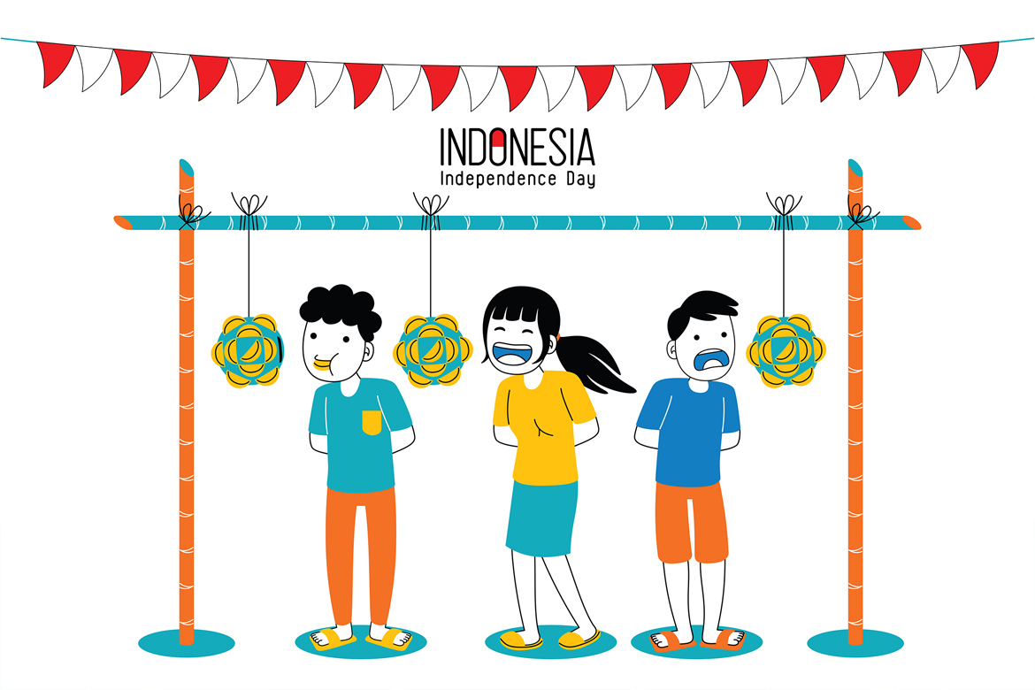 Indonesia Independence Day Vector Illustration #08